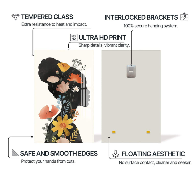 Artronauts Glass Print Inner Garden – Bohemian Tempered Glass Wall Art