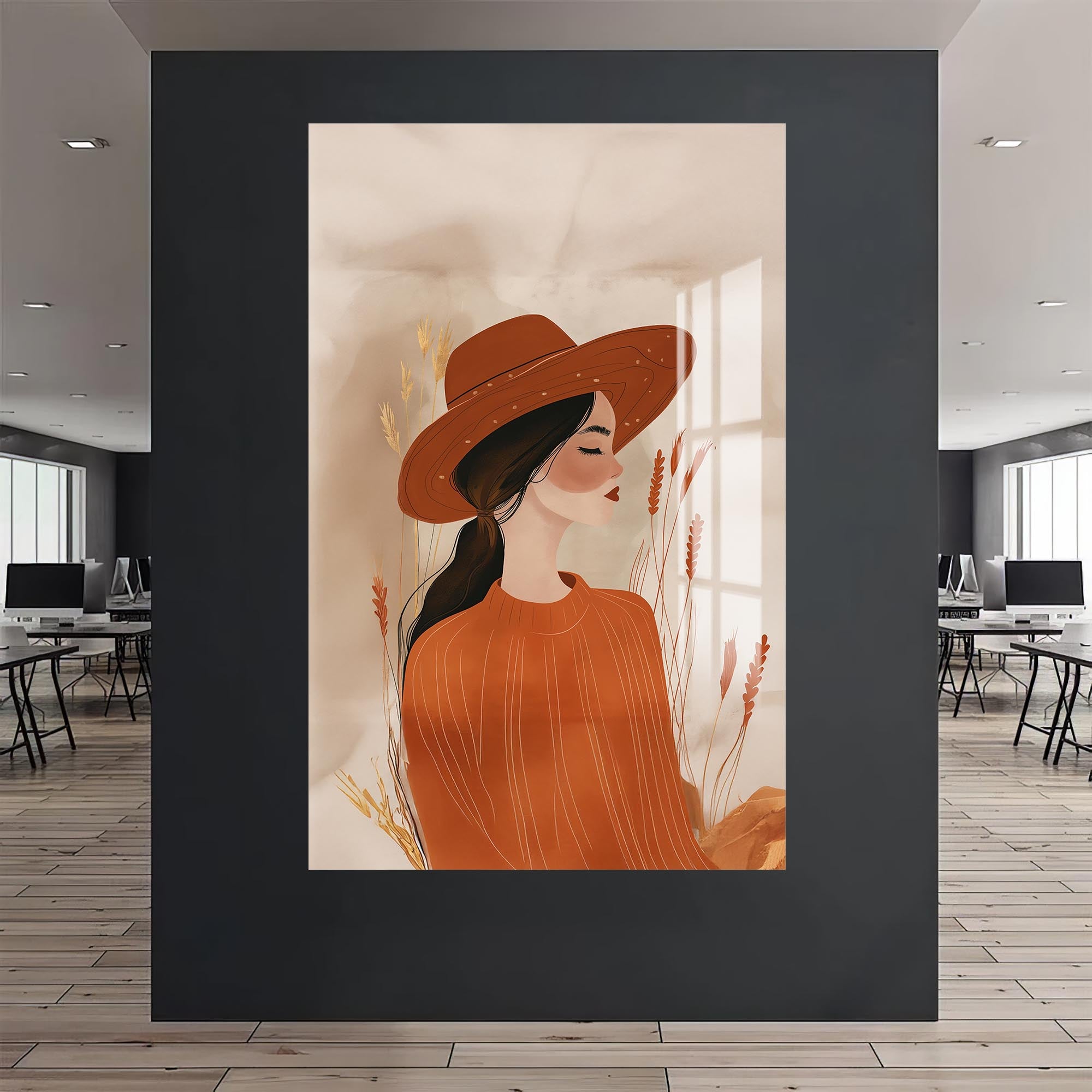 Autumn Whisper– Bohemian Tempered Glass Wall Art