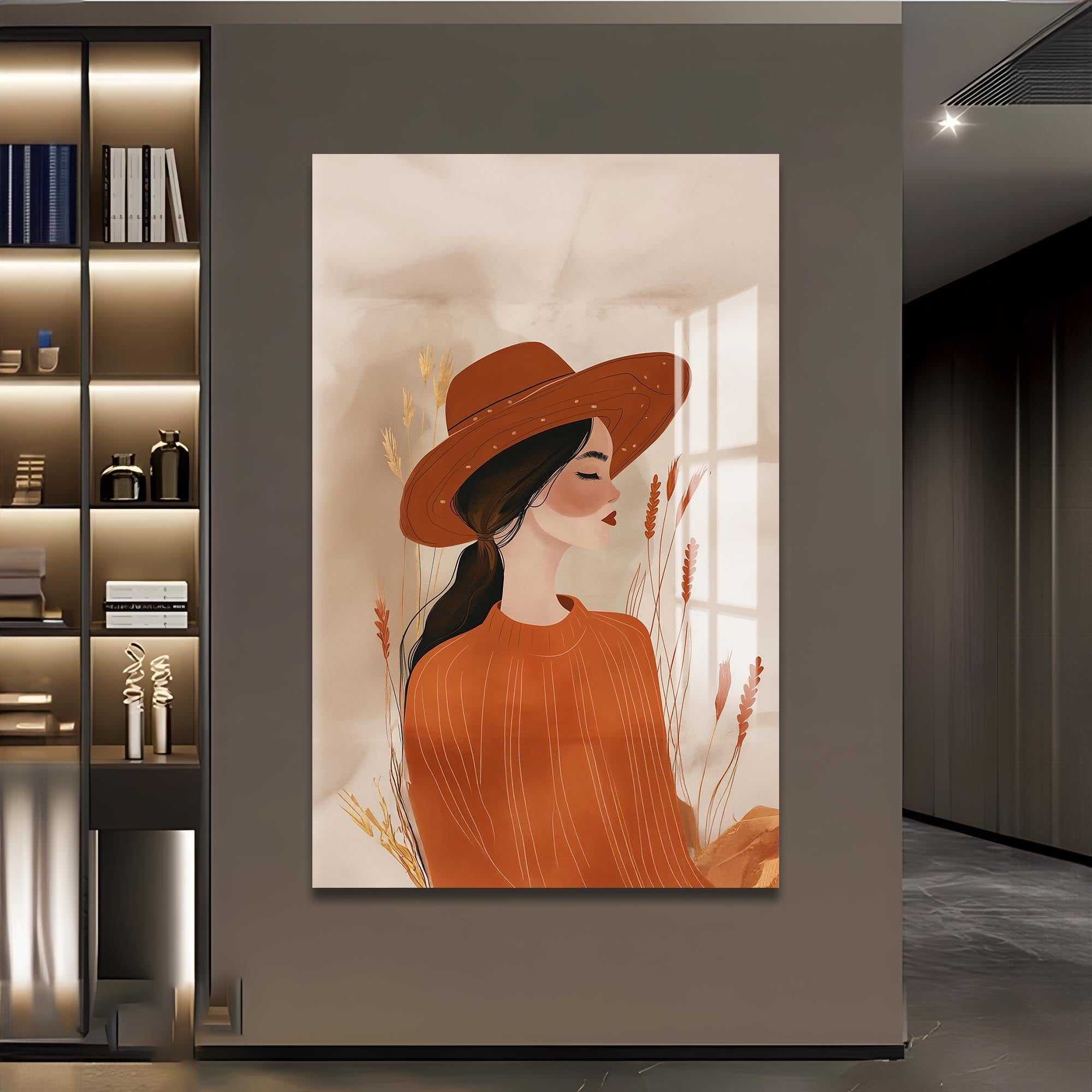 Autumn Whisper– Bohemian Tempered Glass Wall Art