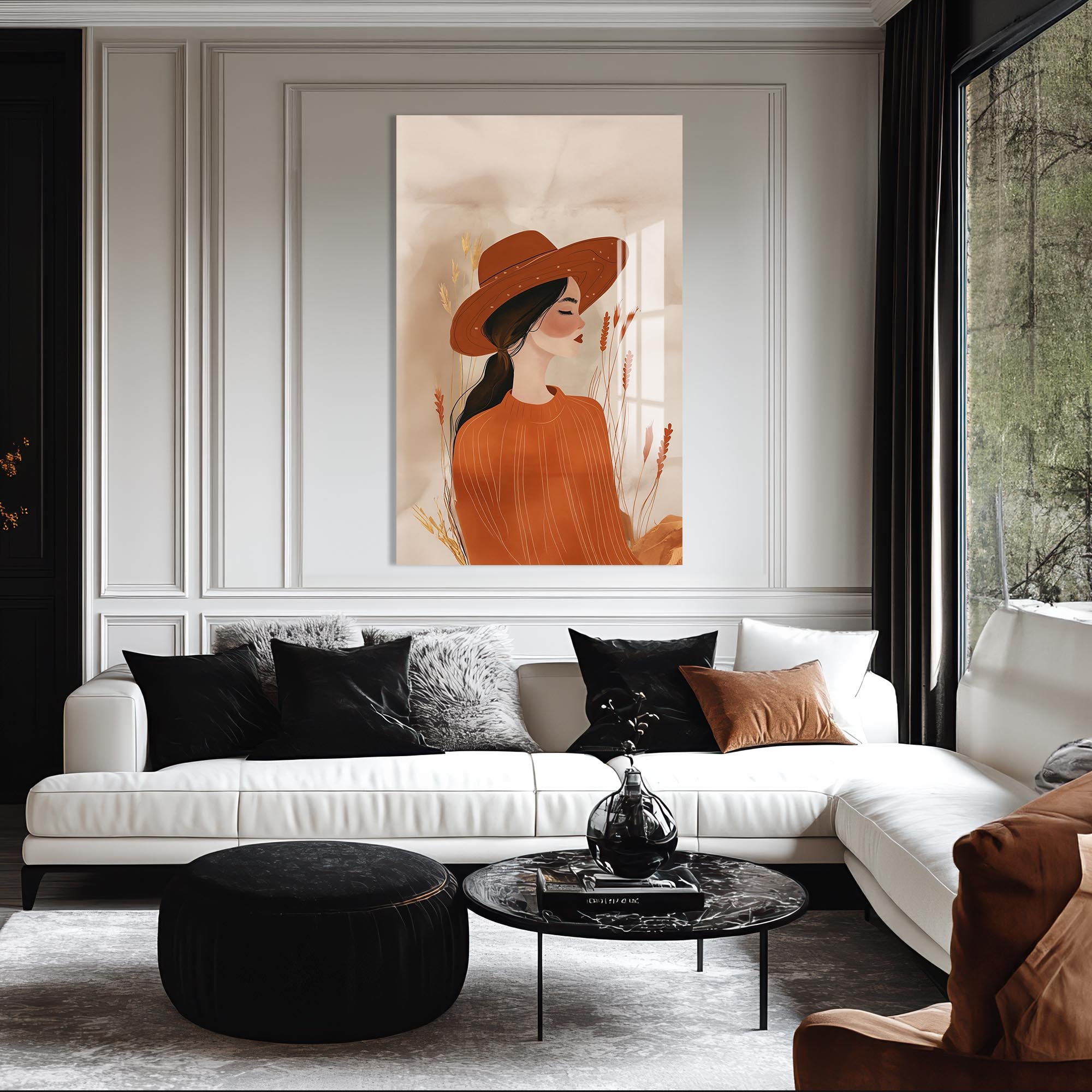 Autumn Whisper– Bohemian Tempered Glass Wall Art