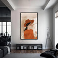 Artronauts Glass Print S | 72x46 cm | 28.3"x18.1" / Black Autumn Whisper– Bohemian Tempered Glass Wall Art