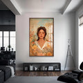 Artronauts Glass Print S | 72x46 cm | 28.3"x18.1" / Walnut Fields of Tranquillity– Bohemian Tempered Glass Wall Art