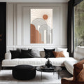 Artronauts Glass Print Rising Sun Arches– Bohemian Tempered Glass Wall Art