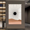 Artronauts Glass Print Desert Sunburst– Bohemian Tempered Glass Wall Art