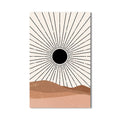 Artronauts Glass Print Desert Sunburst– Bohemian Tempered Glass Wall Art
