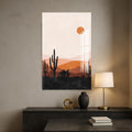 Artronauts Glass Print Cactus Horizon– Bohemian Tempered Glass Wall Art