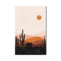 Artronauts Glass Print Cactus Horizon– Bohemian Tempered Glass Wall Art