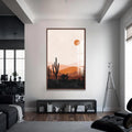 Artronauts Glass Print Cactus Horizon– Bohemian Tempered Glass Wall Art