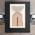 Artronauts Glass Print Arc & Horizon Minimal– Bohemian Tempered Glass Wall Art