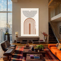 Artronauts Glass Print Arc & Horizon Minimal– Bohemian Tempered Glass Wall Art