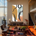 Artronauts Glass Print Organic Curves Harmony – Bohemian Tempered Glass Wall Art