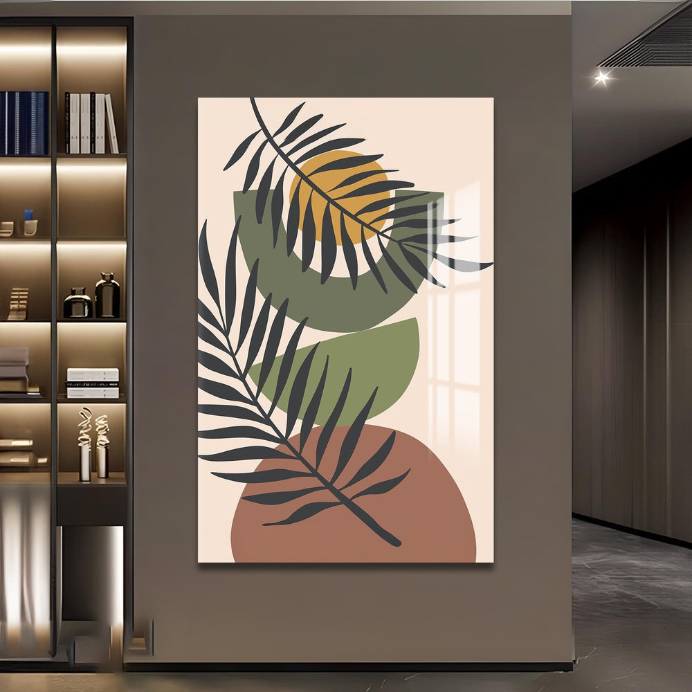 Artronauts Glass Print Tropical Balance – Bohemian Tempered Glass Wall Art