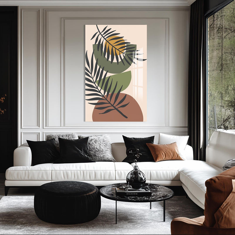 Artronauts Glass Print Tropical Balance – Bohemian Tempered Glass Wall Art