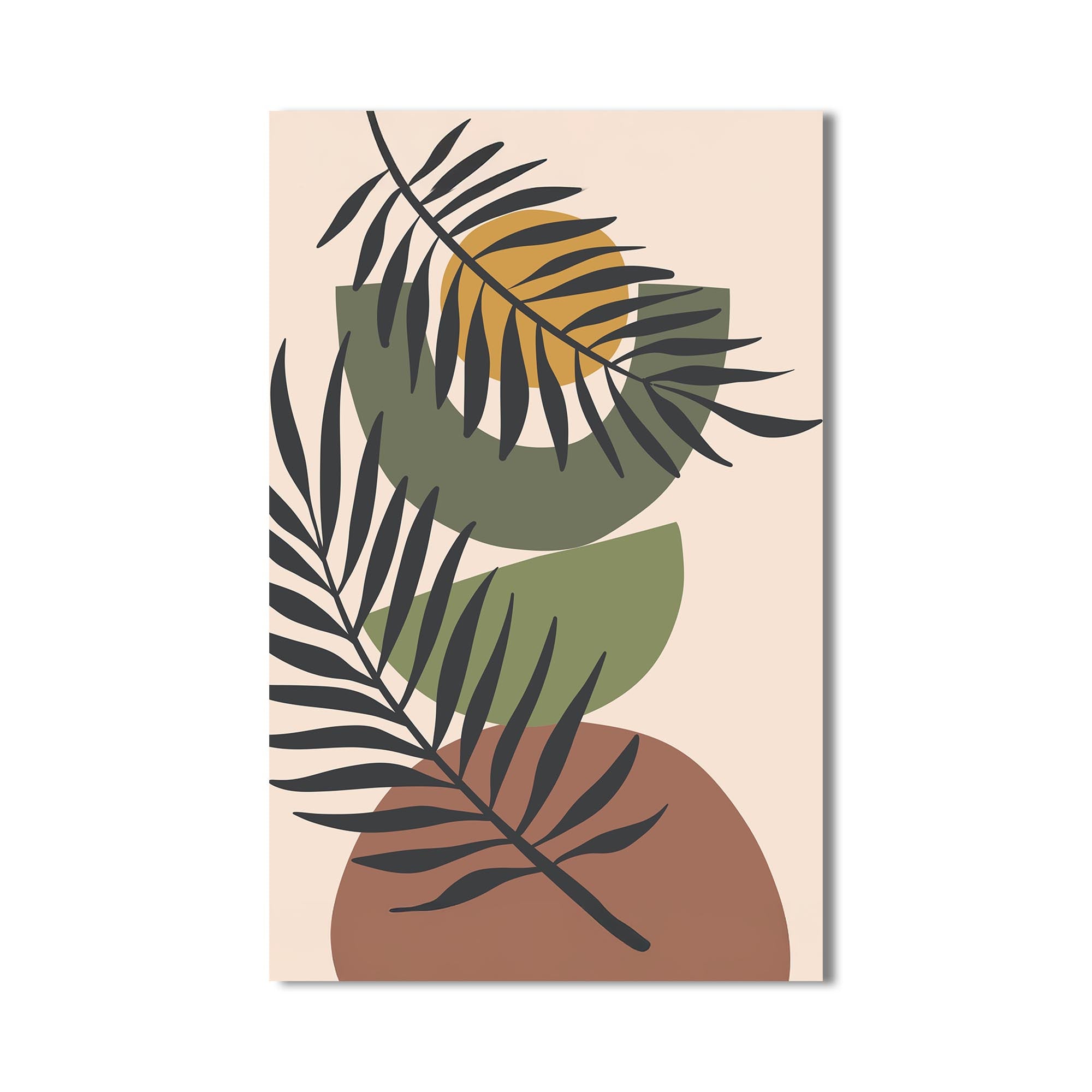 Tropical Balance – Bohemian Tempered Glass Wall Art