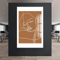 Artronauts Glass Print Contour Serenity– Bohemian Tempered Glass Wall Art