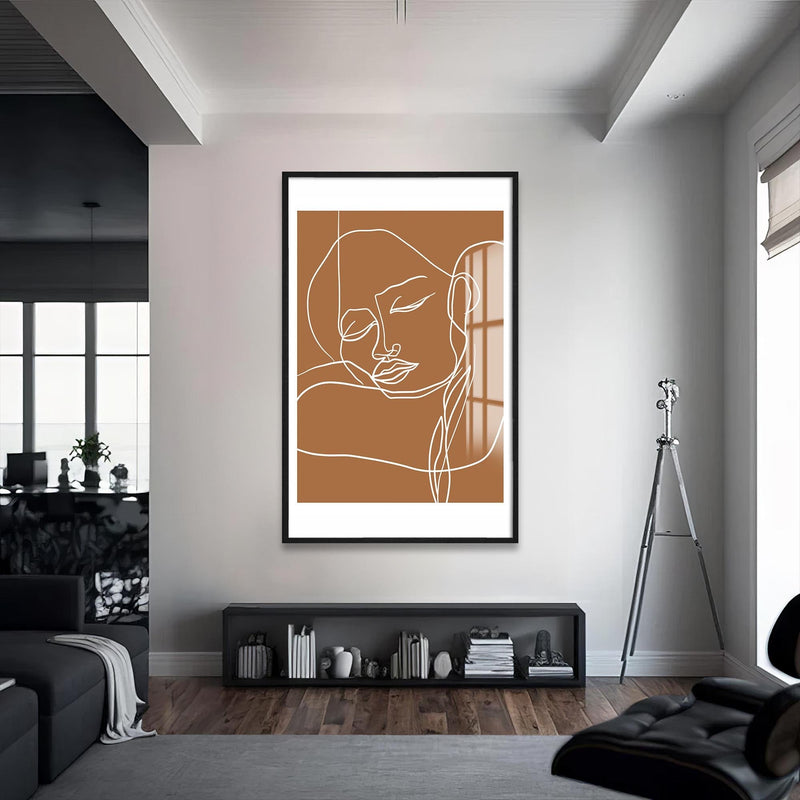 Artronauts Glass Print Contour Serenity– Bohemian Tempered Glass Wall Art