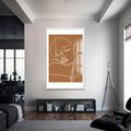 Artronauts Glass Print Contour Serenity– Bohemian Tempered Glass Wall Art