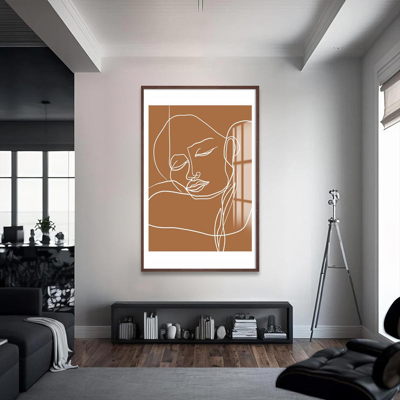 Artronauts Glass Print Contour Serenity– Bohemian Tempered Glass Wall Art