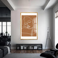 Artronauts Glass Print Contour Serenity– Bohemian Tempered Glass Wall Art