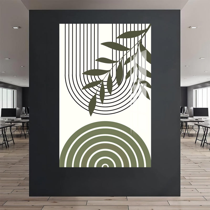 Artronauts Glass Print Botanical Arches Duo – Bohemian Tempered Glass Wall Art
