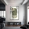 Artronauts Glass Print S | 72x46 cm | 28.3"x18.1" / Black Olive Arc Harmony– Bohemian Tempered Glass Wall Art