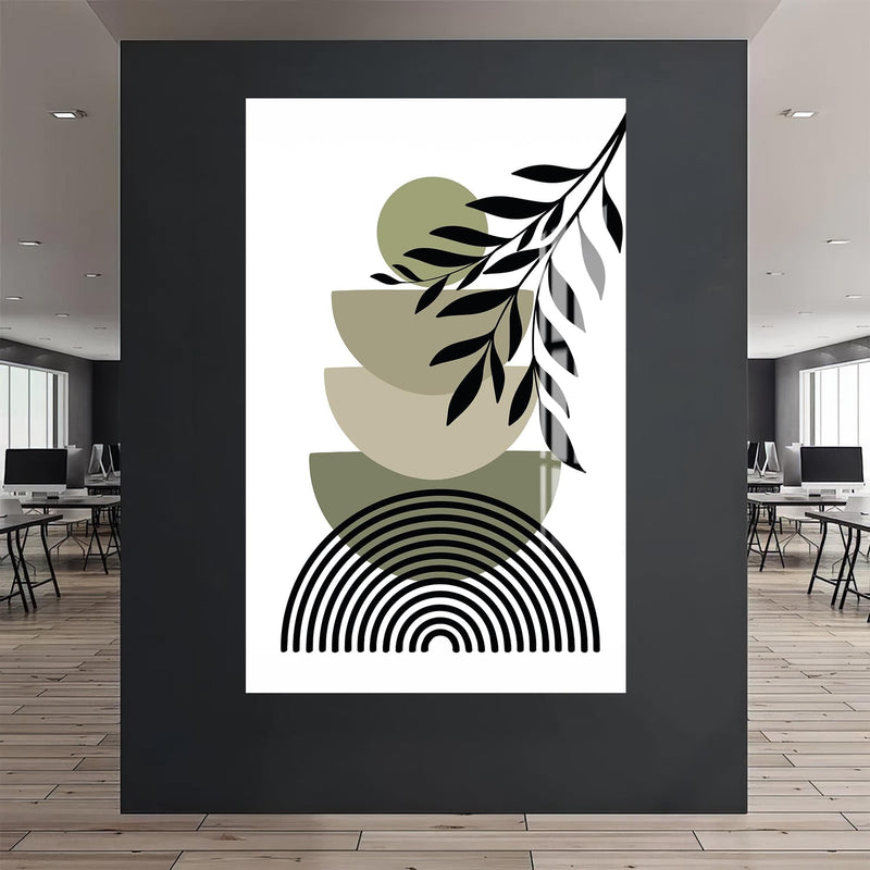 Artronauts Glass Print Botanical Balance– Bohemian Tempered Glass Wall Art