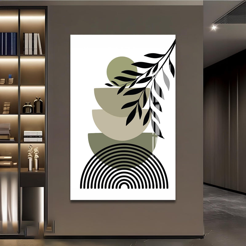 Artronauts Glass Print Botanical Balance– Bohemian Tempered Glass Wall Art