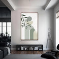 Artronauts Glass Print S | 72x46 cm | 28.3"x18.1" / Walnut Arc Rhythm Botanical– Bohemian Tempered Glass Wall Art