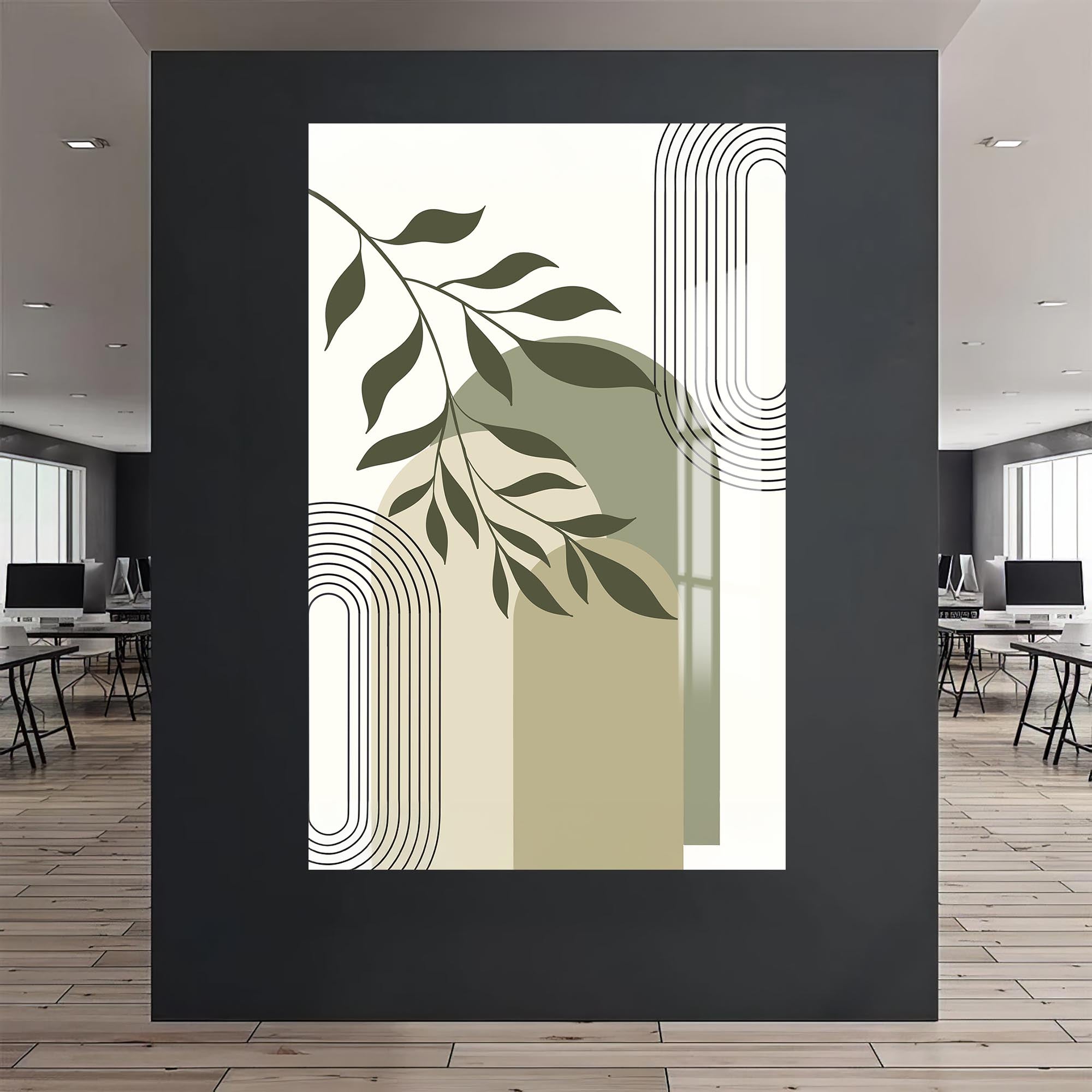 Artronauts Glass Print Garden Arc Composition– Bohemian Tempered Glass Wall Art