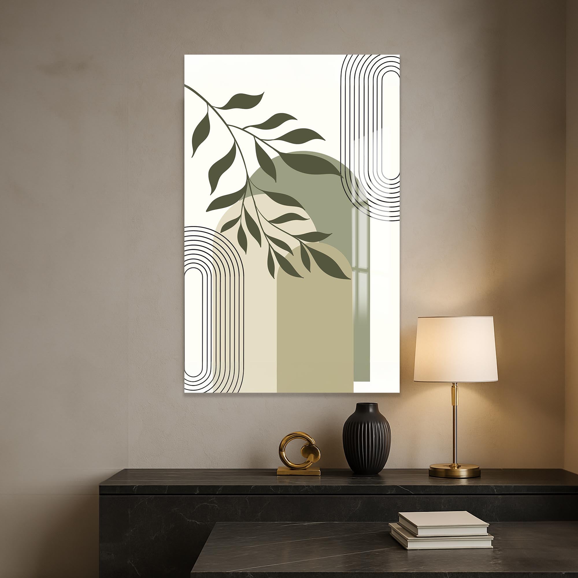 Artronauts Glass Print Garden Arc Composition– Bohemian Tempered Glass Wall Art