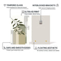 Artronauts Glass Print Garden Arc Composition– Bohemian Tempered Glass Wall Art