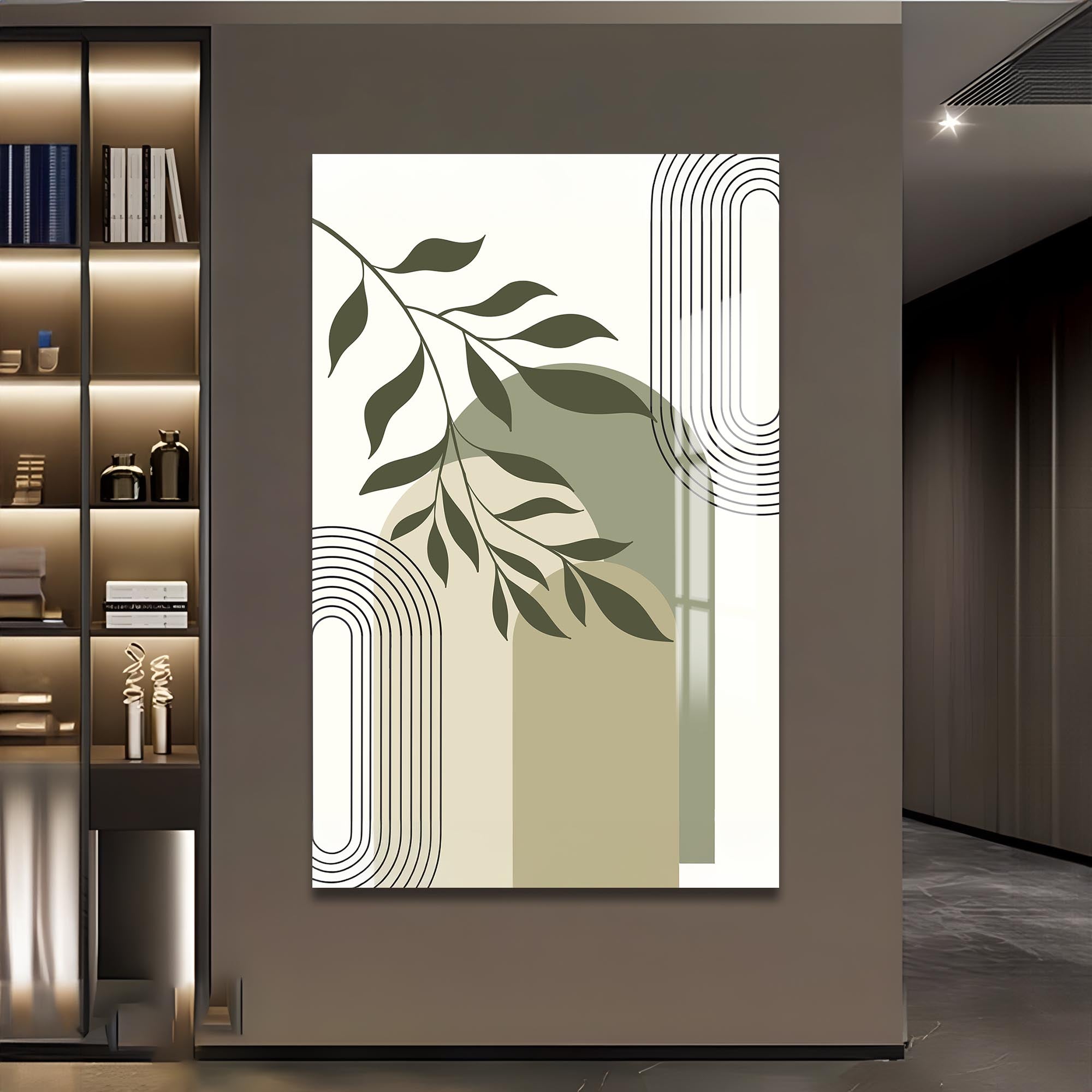 Artronauts Glass Print Garden Arc Composition– Bohemian Tempered Glass Wall Art