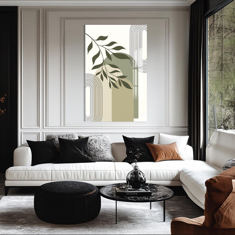 Artronauts Glass Print Garden Arc Composition– Bohemian Tempered Glass Wall Art