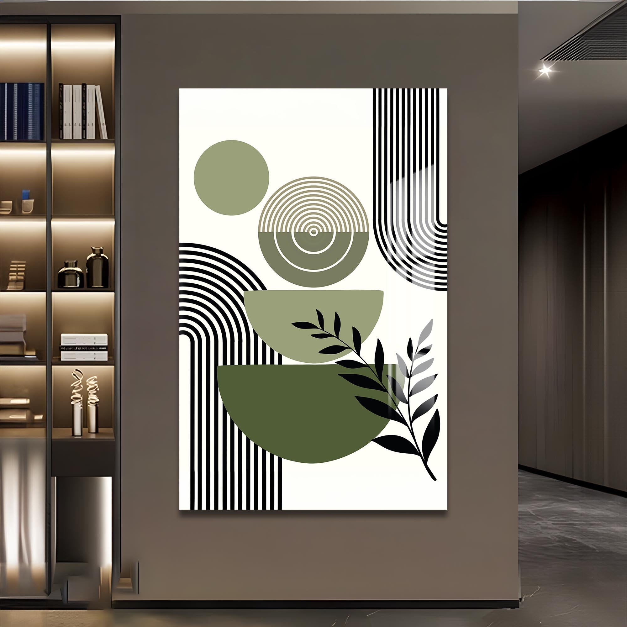 Tropical Colour Drift– Bohemian Tempered Glass Wall Art