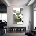 Artronauts Glass Print S | 72x46 cm | 28.3"x18.1" / White Tropical Colour Drift– Bohemian Tempered Glass Wall Art