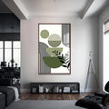 Artronauts Glass Print S | 72x46 cm | 28.3"x18.1" / Walnut Tropical Colour Drift– Bohemian Tempered Glass Wall Art