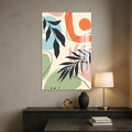 Artronauts Glass Print Sunset Bloom Abstract– Bohemian Tempered Glass Wall Art