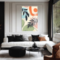 Artronauts Glass Print Sunset Bloom Abstract– Bohemian Tempered Glass Wall Art