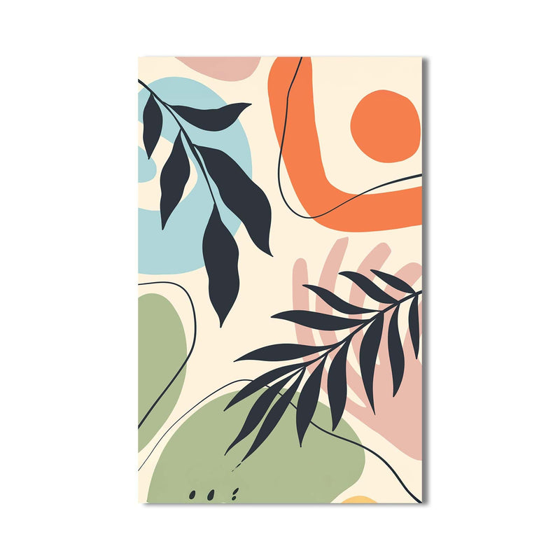 Artronauts Glass Print Sunset Bloom Abstract– Bohemian Tempered Glass Wall Art