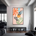 Artronauts Glass Print S | 72x46 cm | 28.3"x18.1" / Walnut Warm Arc Garden– Bohemian Tempered Glass Wall Art