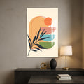 Artronauts Glass Print Sunset Stacked Shapes– Bohemian Tempered Glass Wall Art