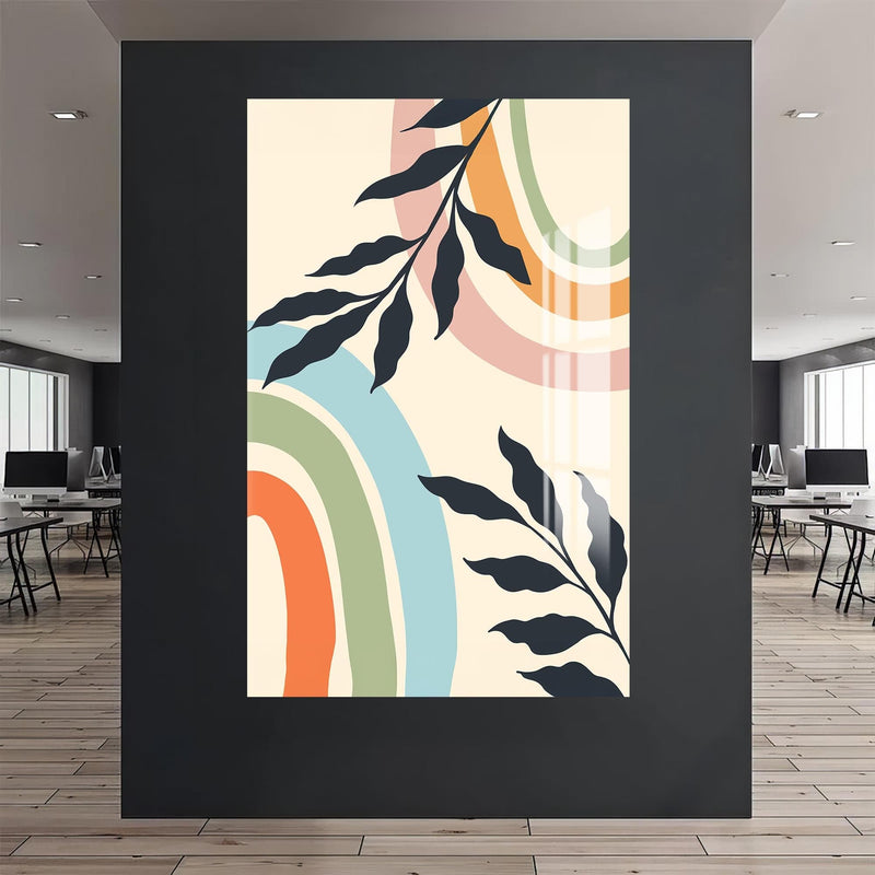 Artronauts Glass Print Rainbow Botanica– Bohemian Tempered Glass Wall Art