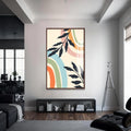 Artronauts Glass Print S | 72x46 cm | 28.3"x18.1" / Walnut Rainbow Botanica– Bohemian Tempered Glass Wall Art