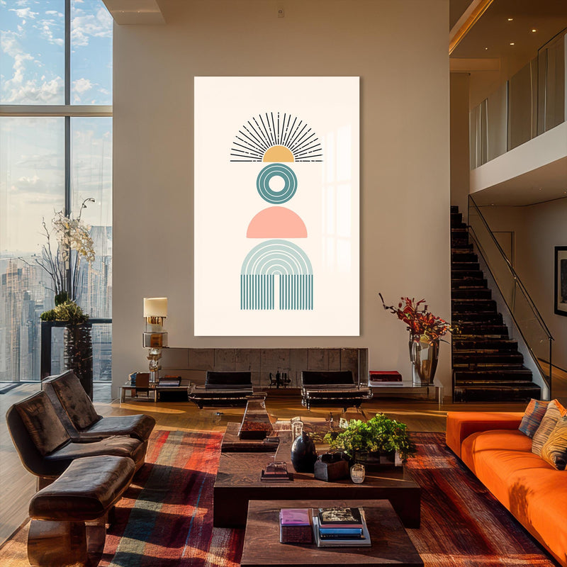 Artronauts Glass Print Desert Arches– Bohemian Tempered Glass Wall Art