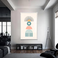 Artronauts Glass Print S | 72x46 cm | 28.3"x18.1" / White Desert Arches– Bohemian Tempered Glass Wall Art