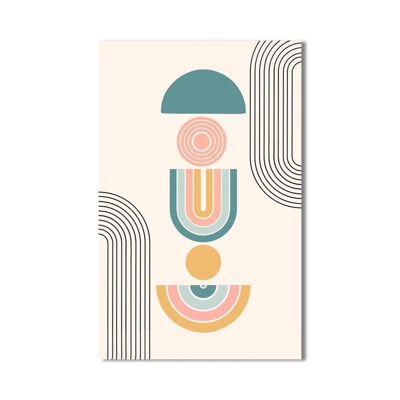 Artronauts Glass Print Terracotta Steps– Bohemian Tempered Glass Wall Art