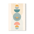 Artronauts Glass Print Sunburst Totem– Bohemian Tempered Glass Wall Art