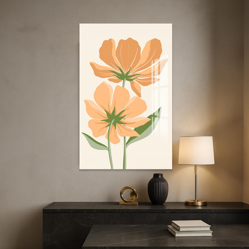 Artronauts Glass Print Modern Totem– Bohemian Tempered Glass Wall Art