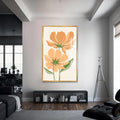 Artronauts Glass Print S | 72x46 cm | 28.3"x18.1" / Gold Modern Totem– Bohemian Tempered Glass Wall Art
