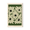 Artronauts Glass Print Olive Bloom Pattern– Bohemian Tempered Glass Wall Art